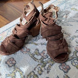 Leather Gladiator Boot-Sandals